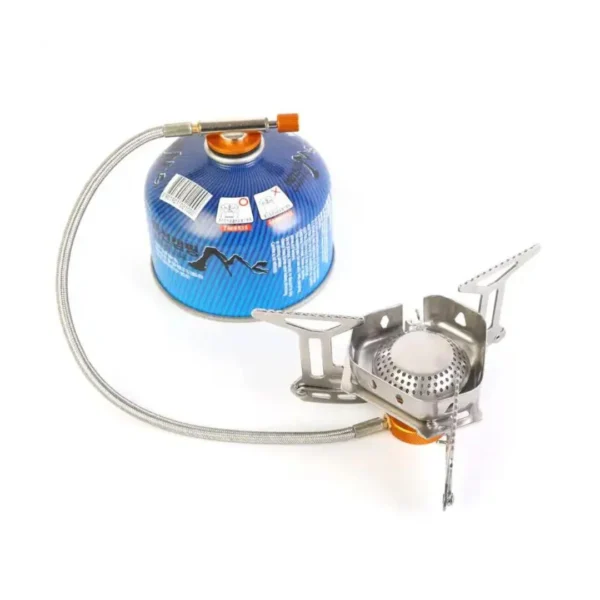 Foldable Gas Spider Stove with Windshield - Image 3