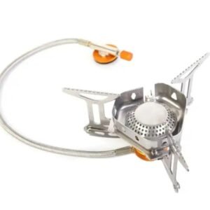 Foldable Gas Spider Stove with Windshield