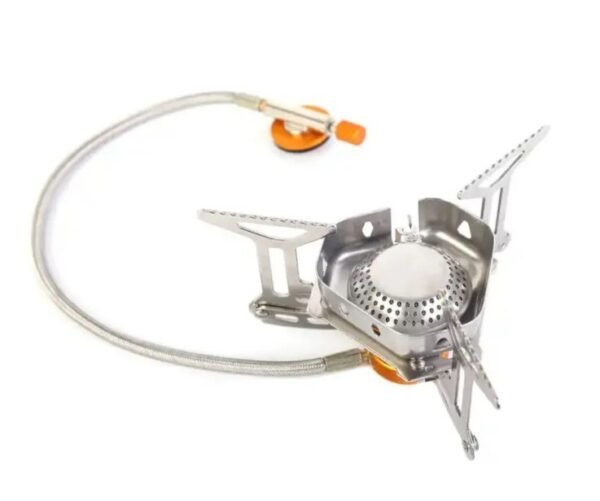 Foldable Gas Spider Stove with Windshield