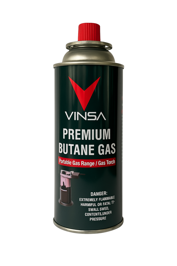 225 gm Butane Gas Can (2-3 hours on full flame)