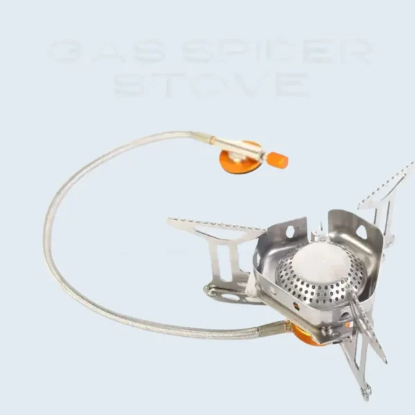 Foldable Gas Spider Stove with Windshield - Image 2