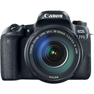 Canon 77D DSLR with Single Lens