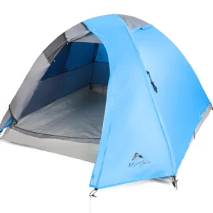 3-Person Waterproof Camping Tent with UV Protection – Aqua Blue (ET1100)