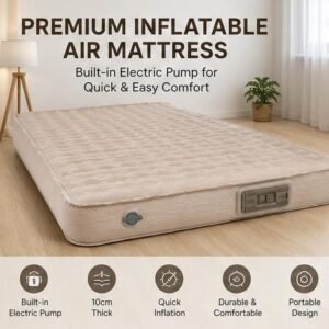 Automatic Inflatable Air Bed - Single Person